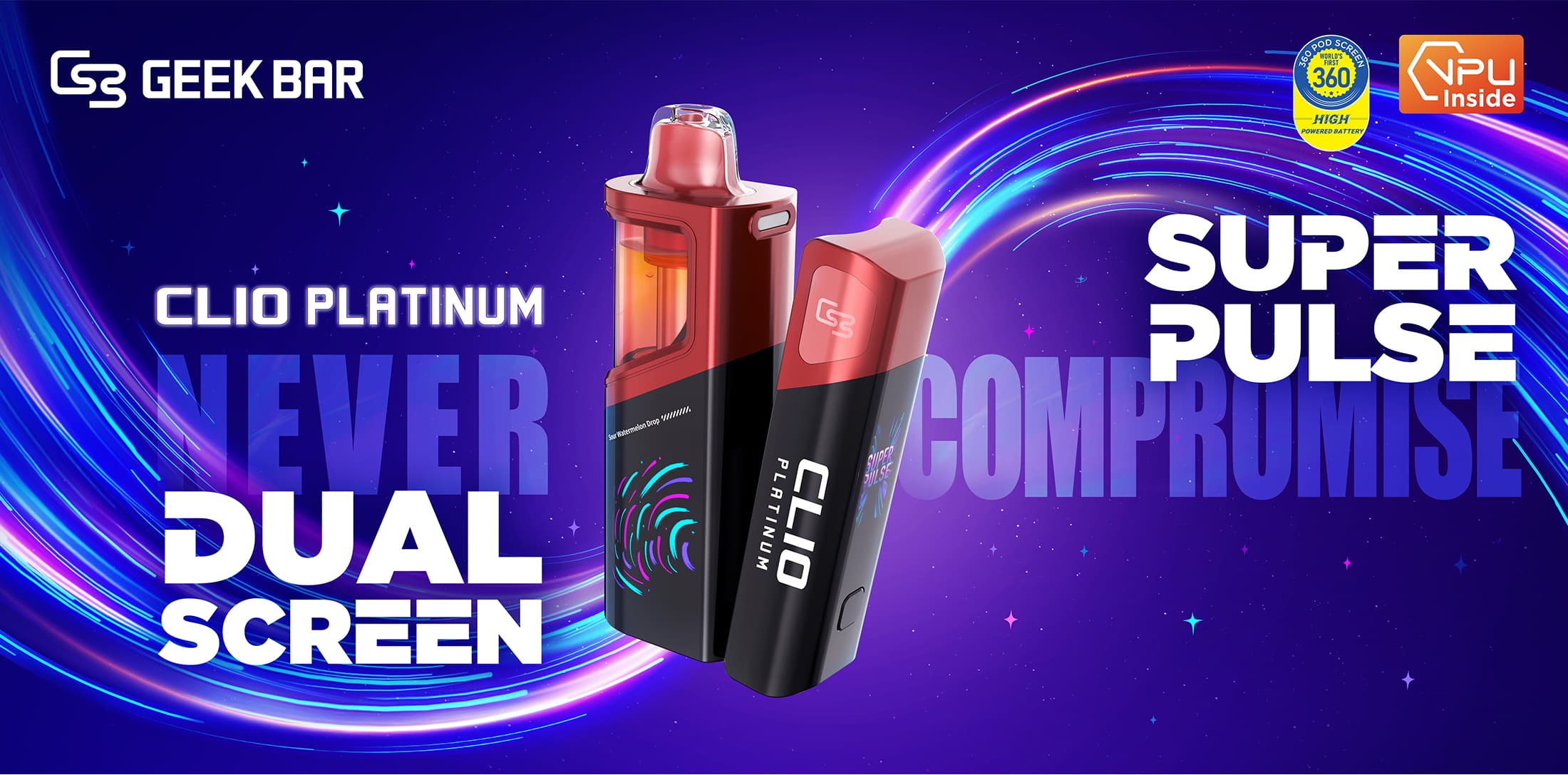 Geek Bar Clio Platinum 50000 Puffs Kit